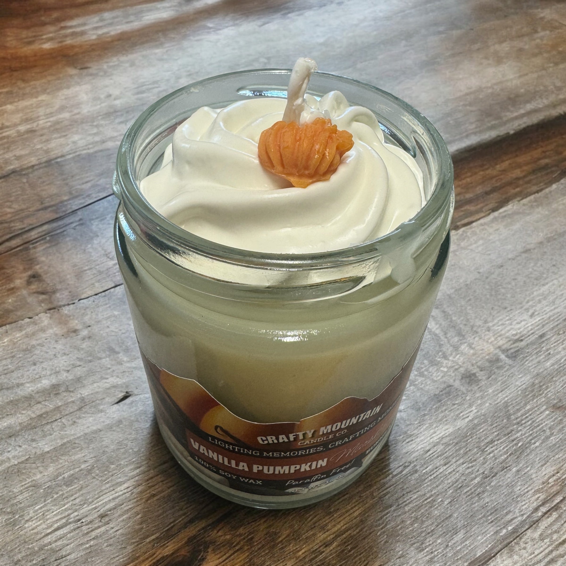 Vanilla Pumpkin Marshmallows Container Candle