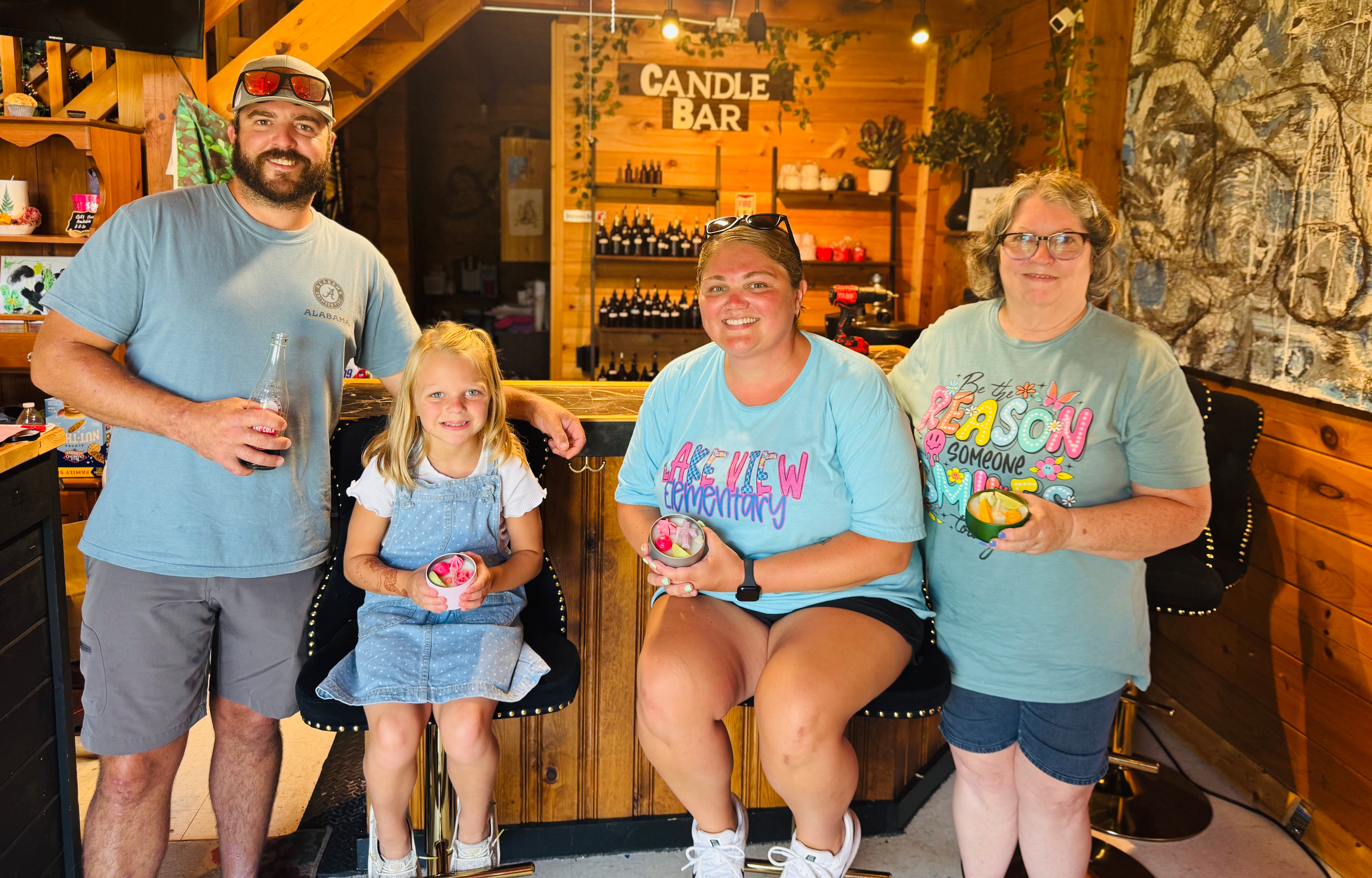 "Make A Candle" Candle Bar Experience in Helen, GA