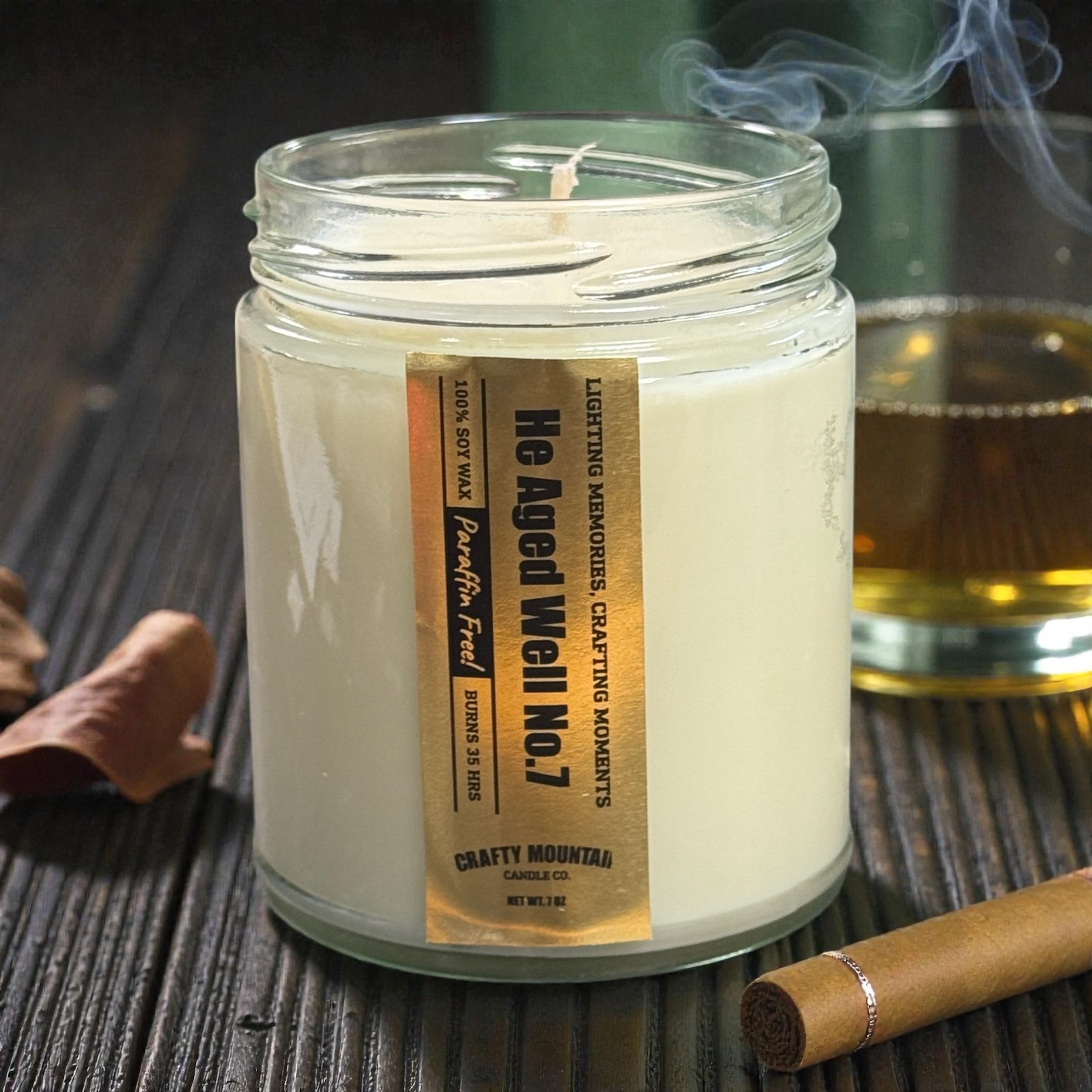 He Aged Well No. 7 Container Candle