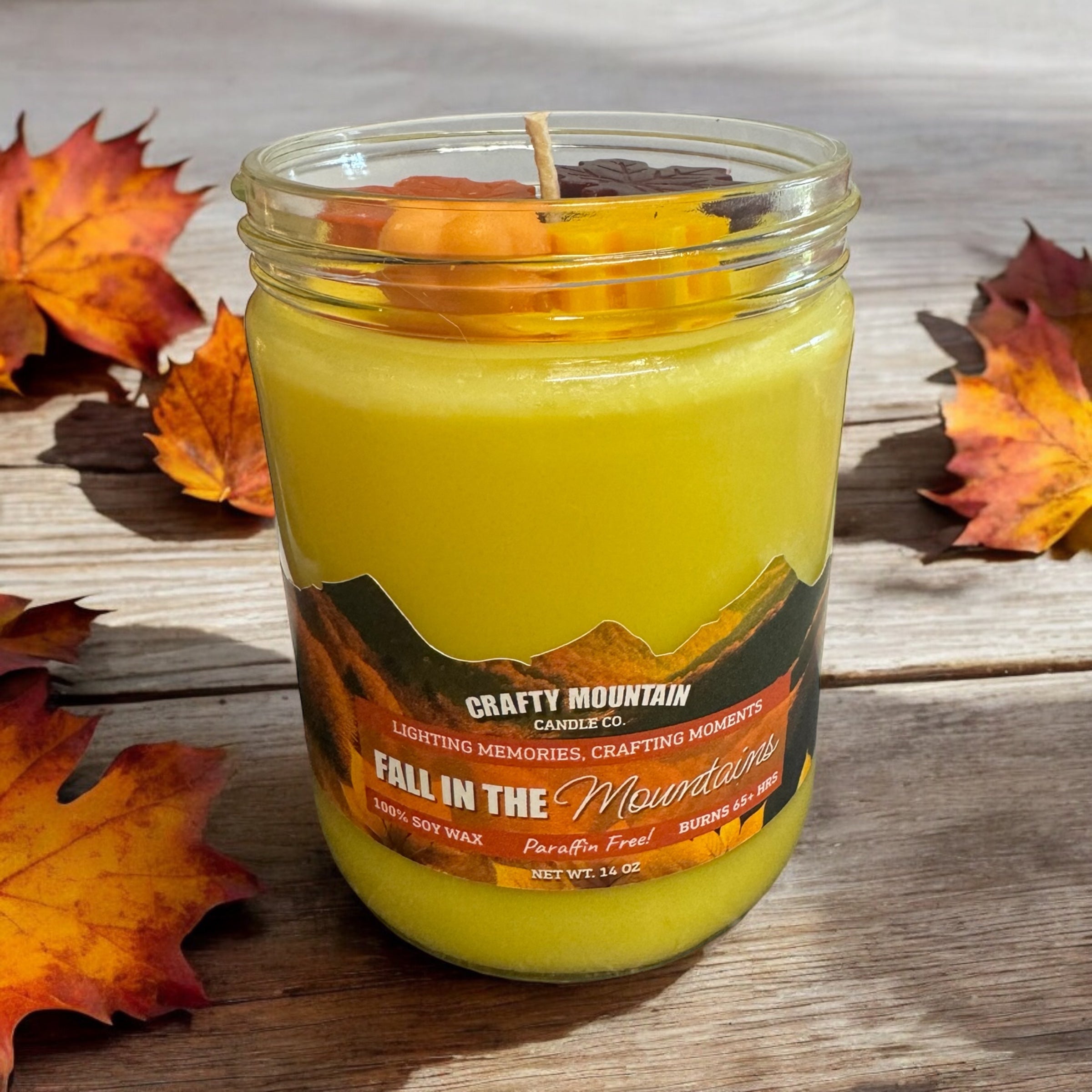 Fall in The Mountains Container Candle