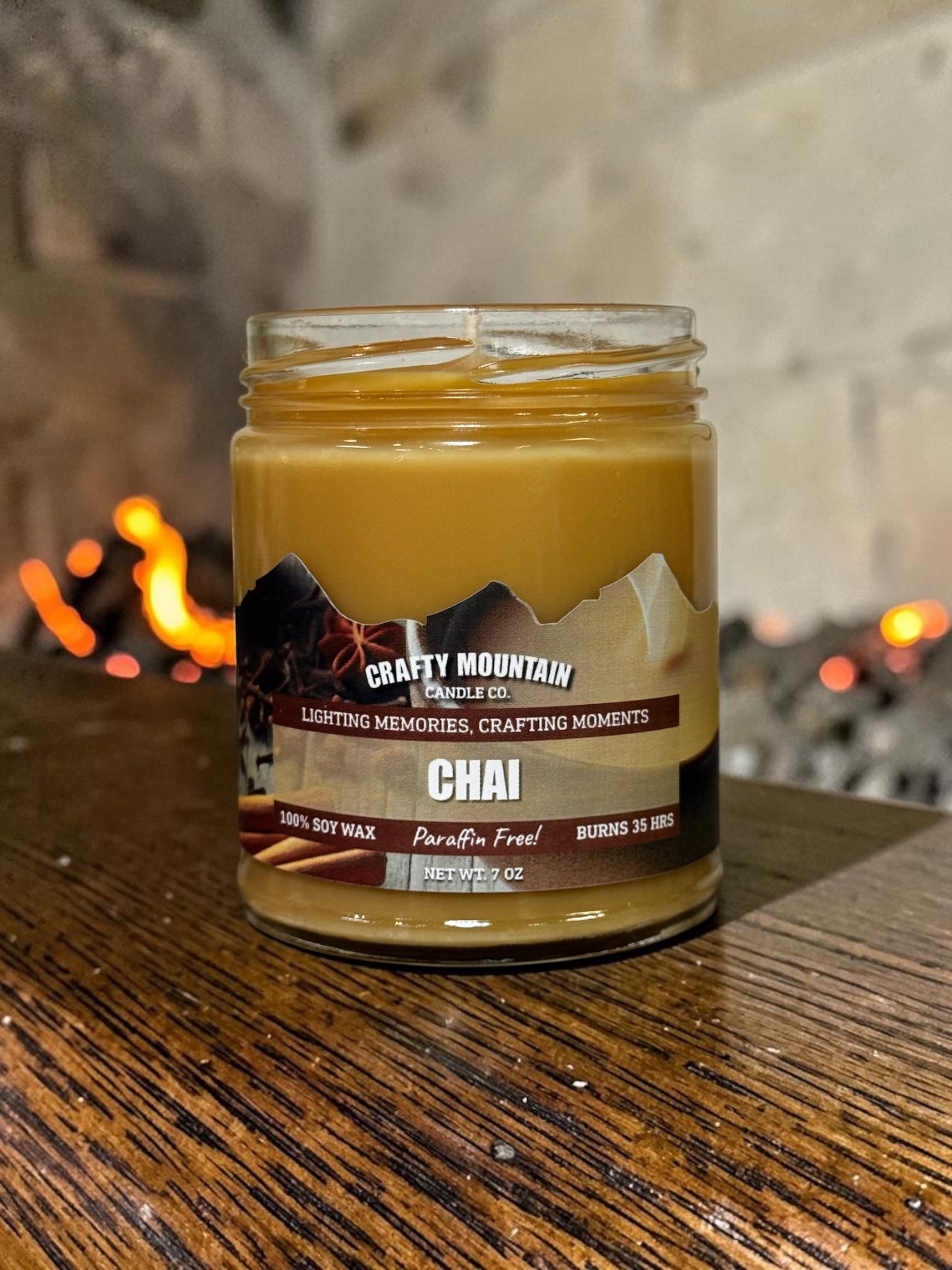 Chai Tea Container Candle