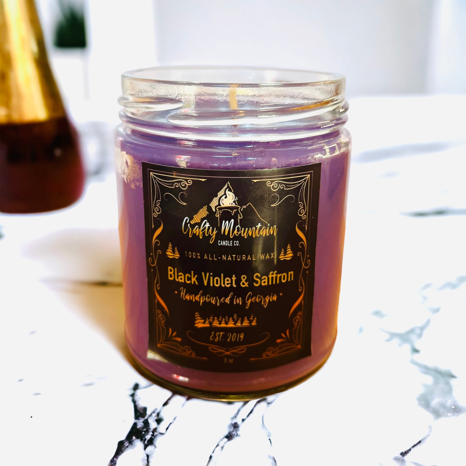 Black Violet & Saffron