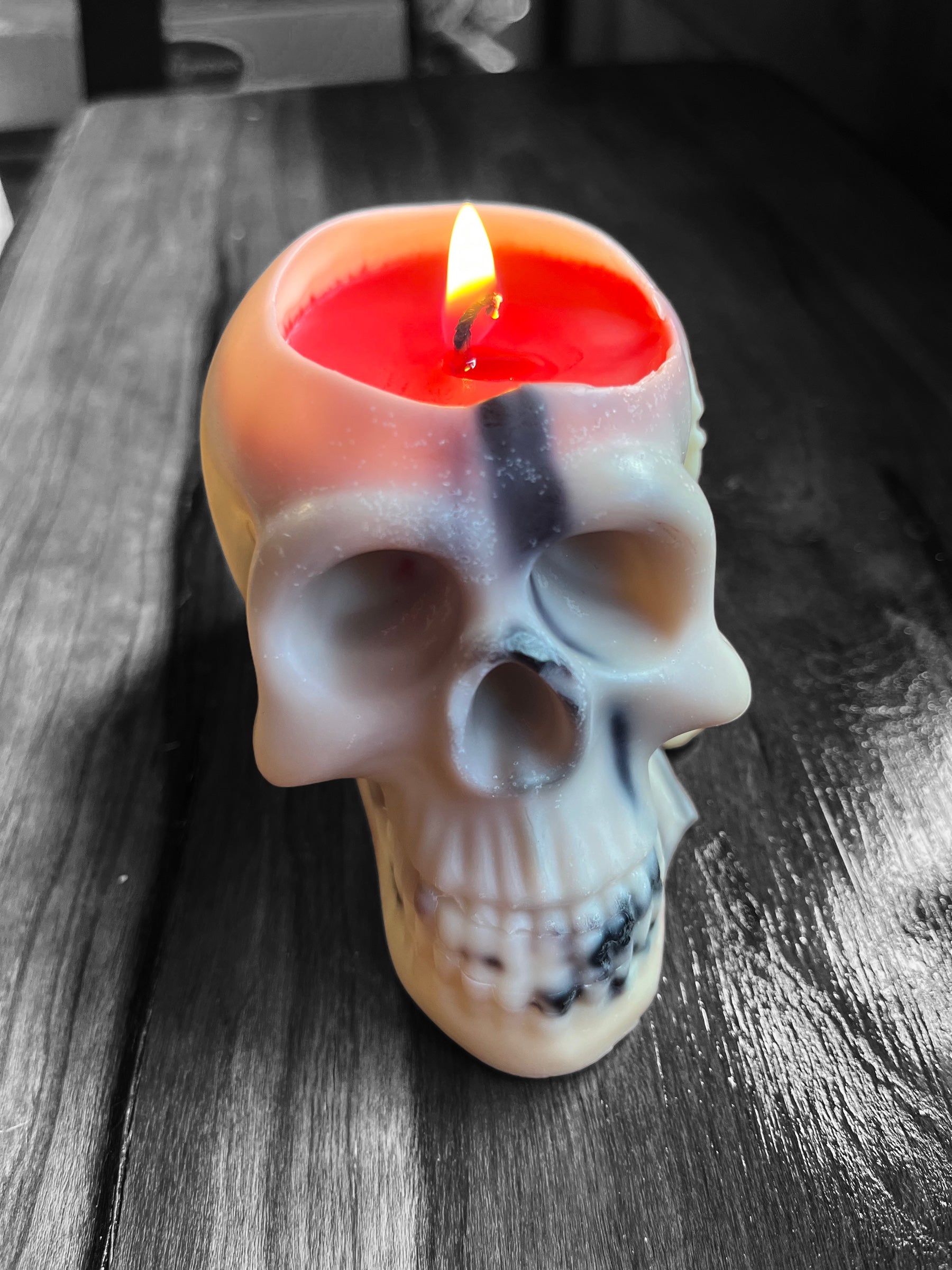 Bleeding skull