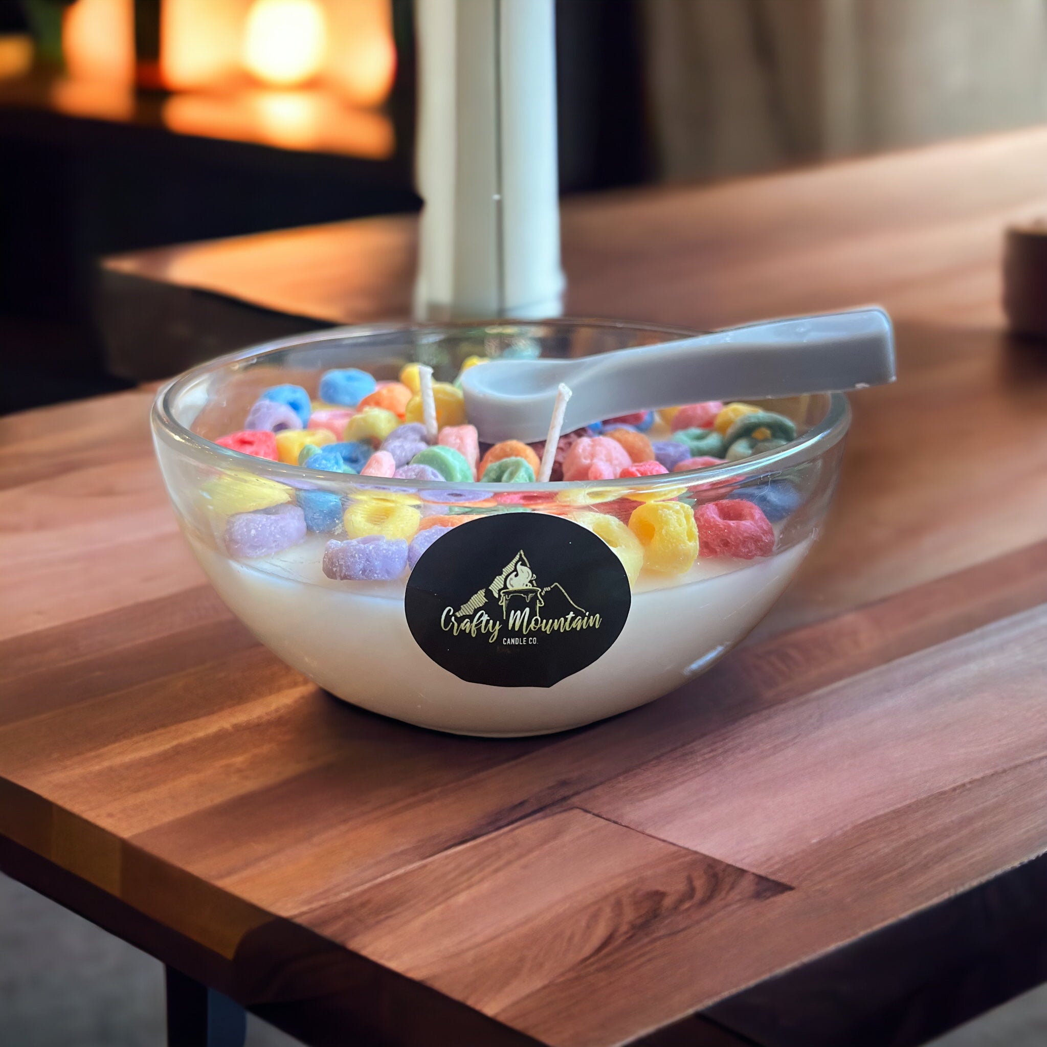 Loopy Loops Cereal Bowl Soy Container Candle