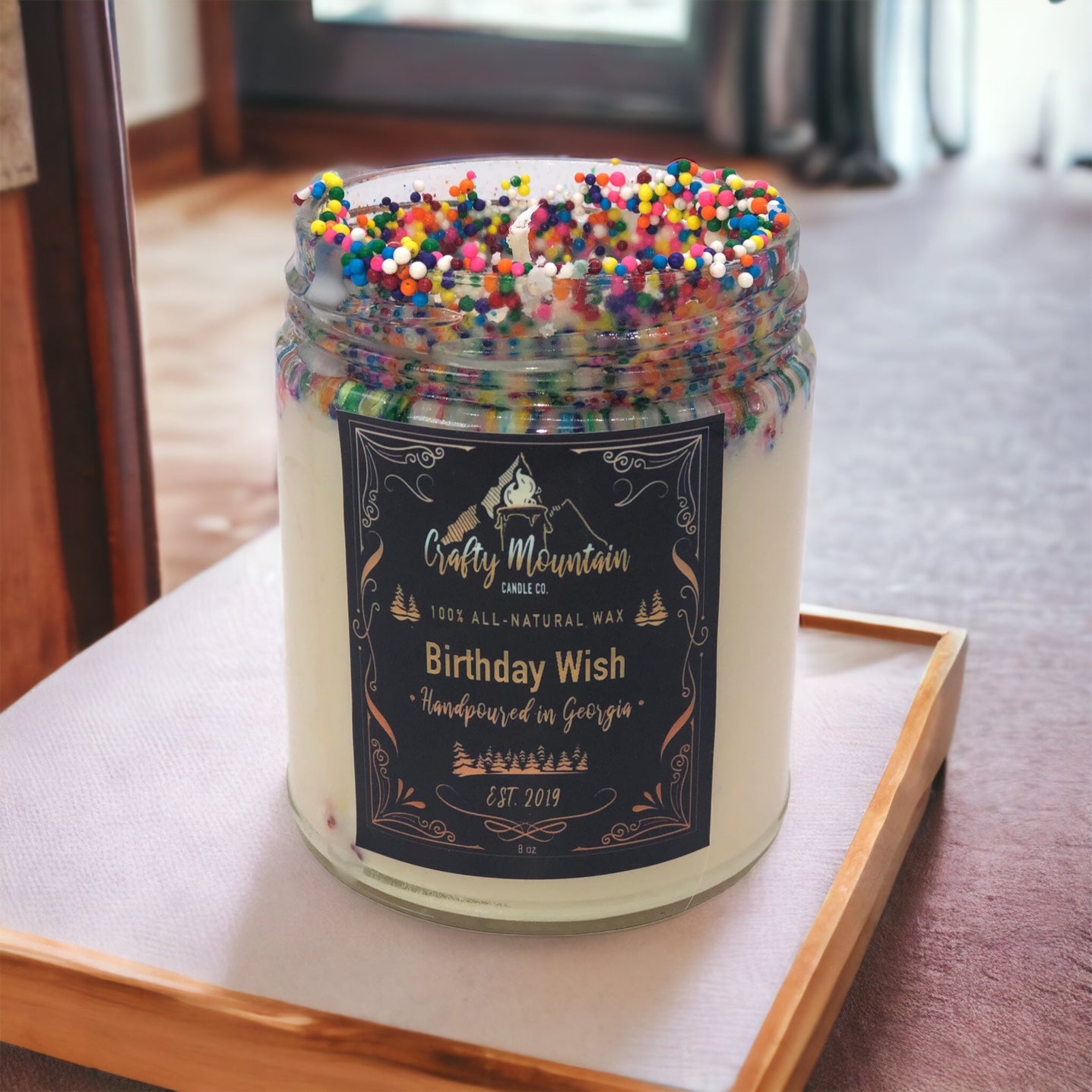 Birthday Wish Container Candle