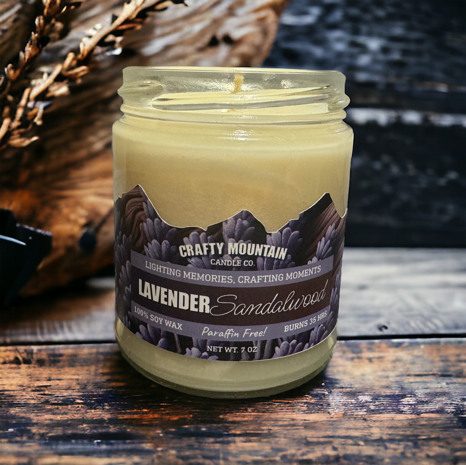 Lavender Sandalwood Soy Container Candle