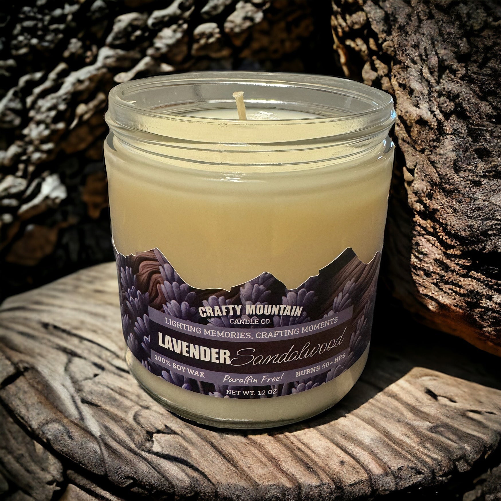 Lavender Sandalwood Soy Container Candle