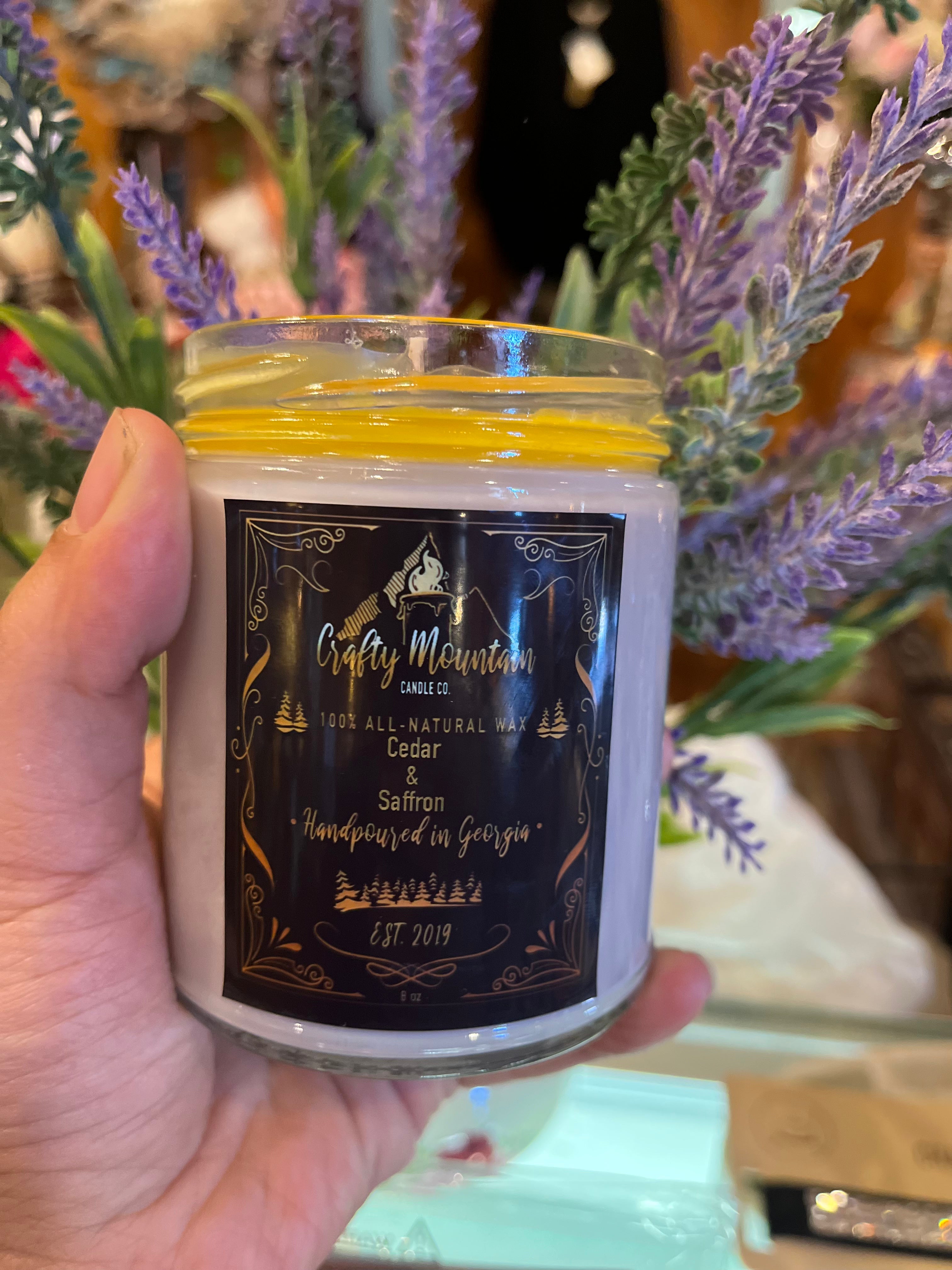 Cedar & Safrron Container Candle