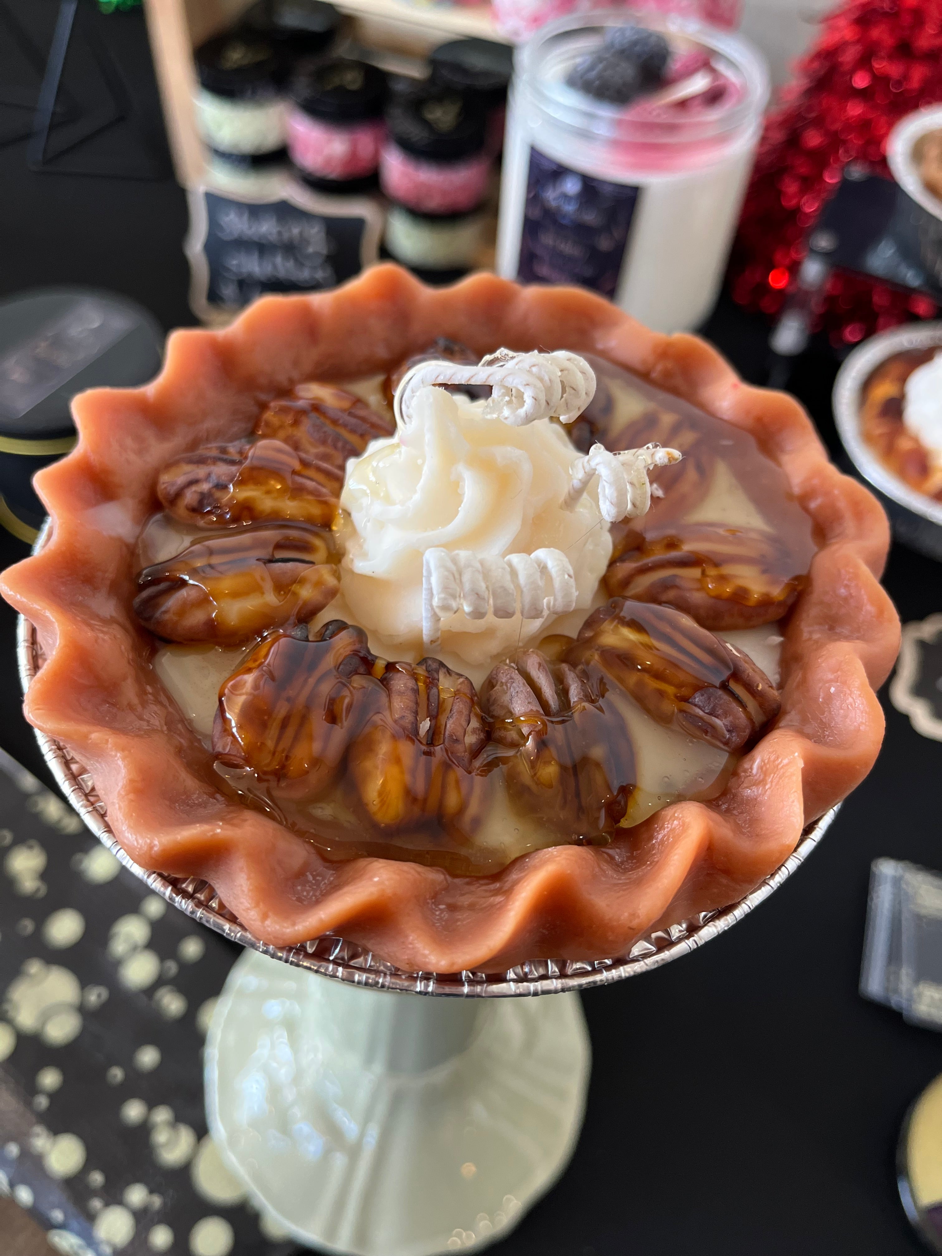 Pie Crust Dessert Candle