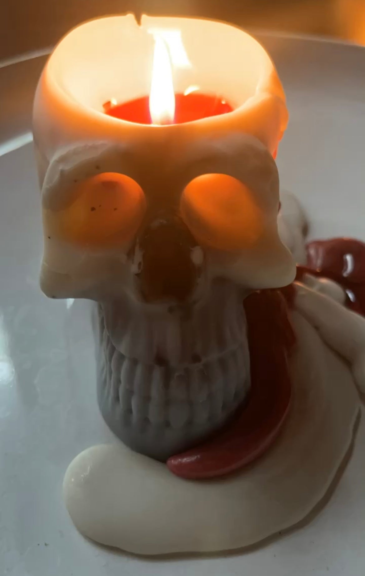 Bleeding skull