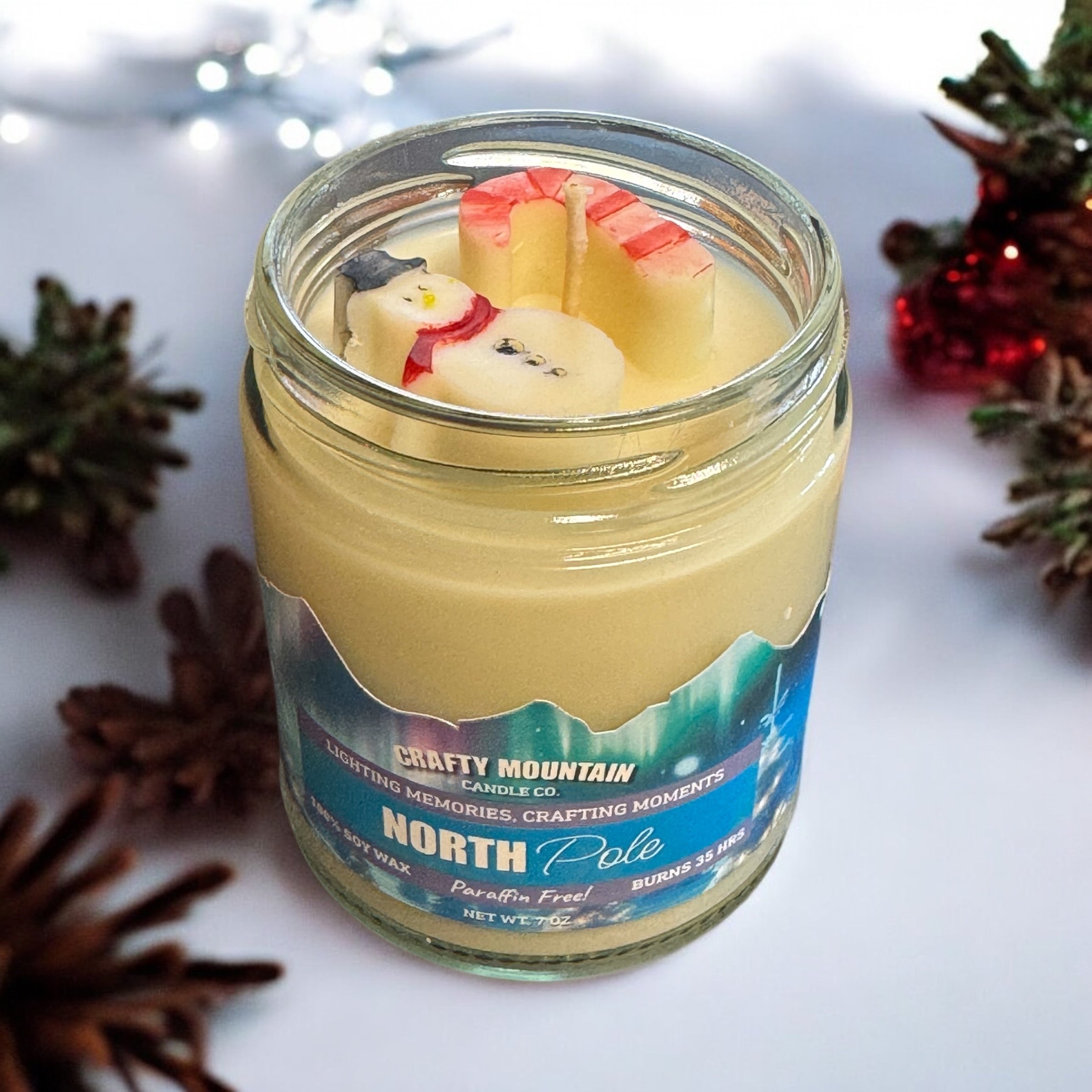 North Pole Container Candle