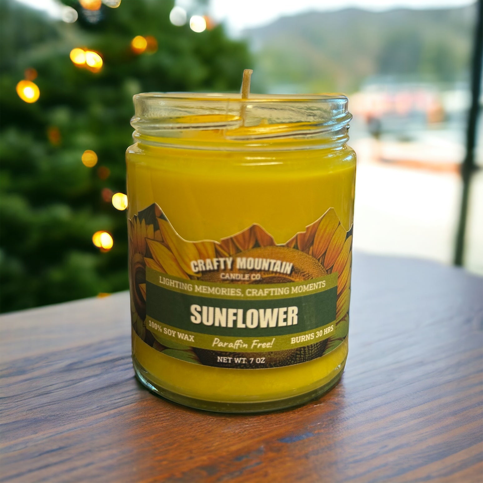 Sunflowers Container Candle