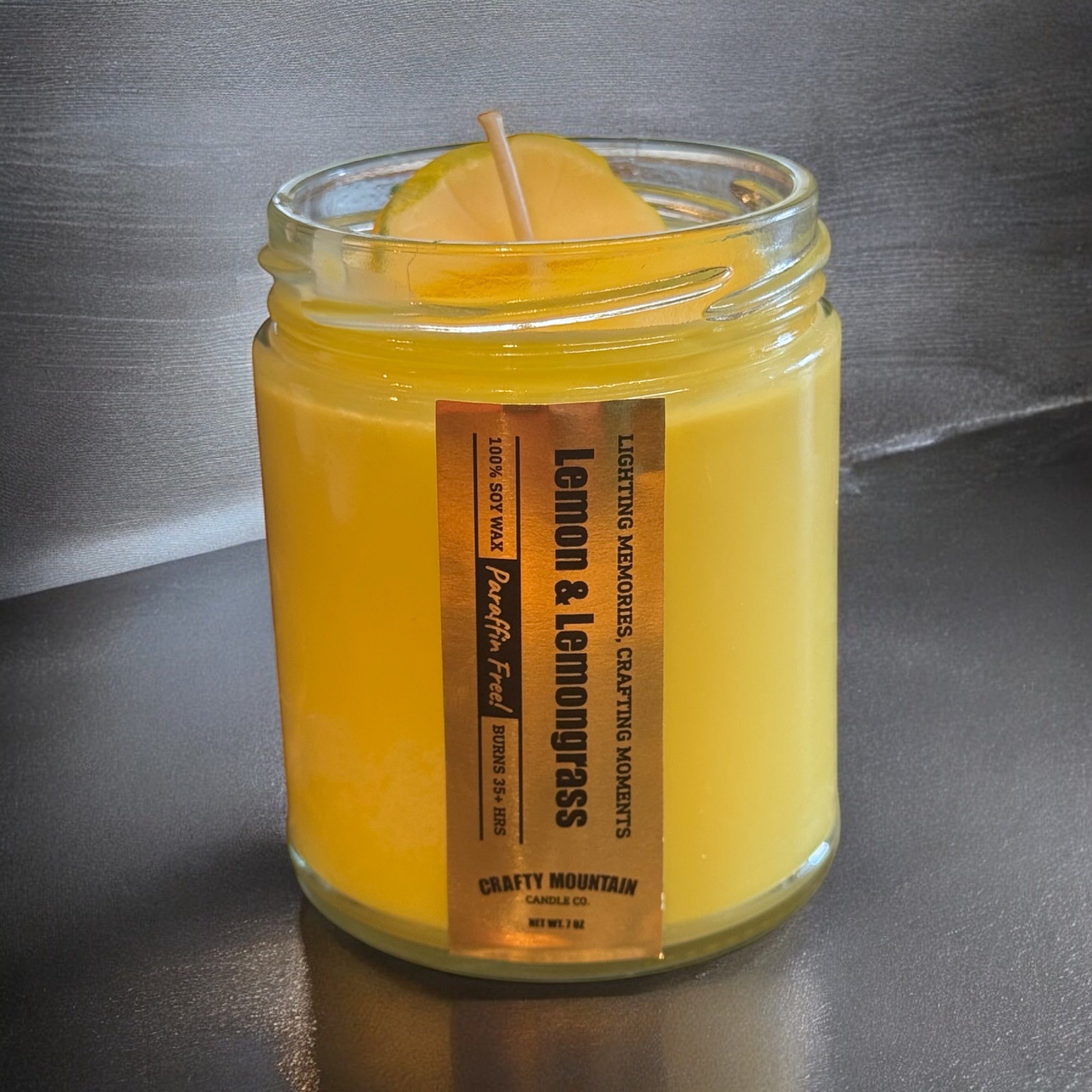 Lemon & Lemongrass Container Candle