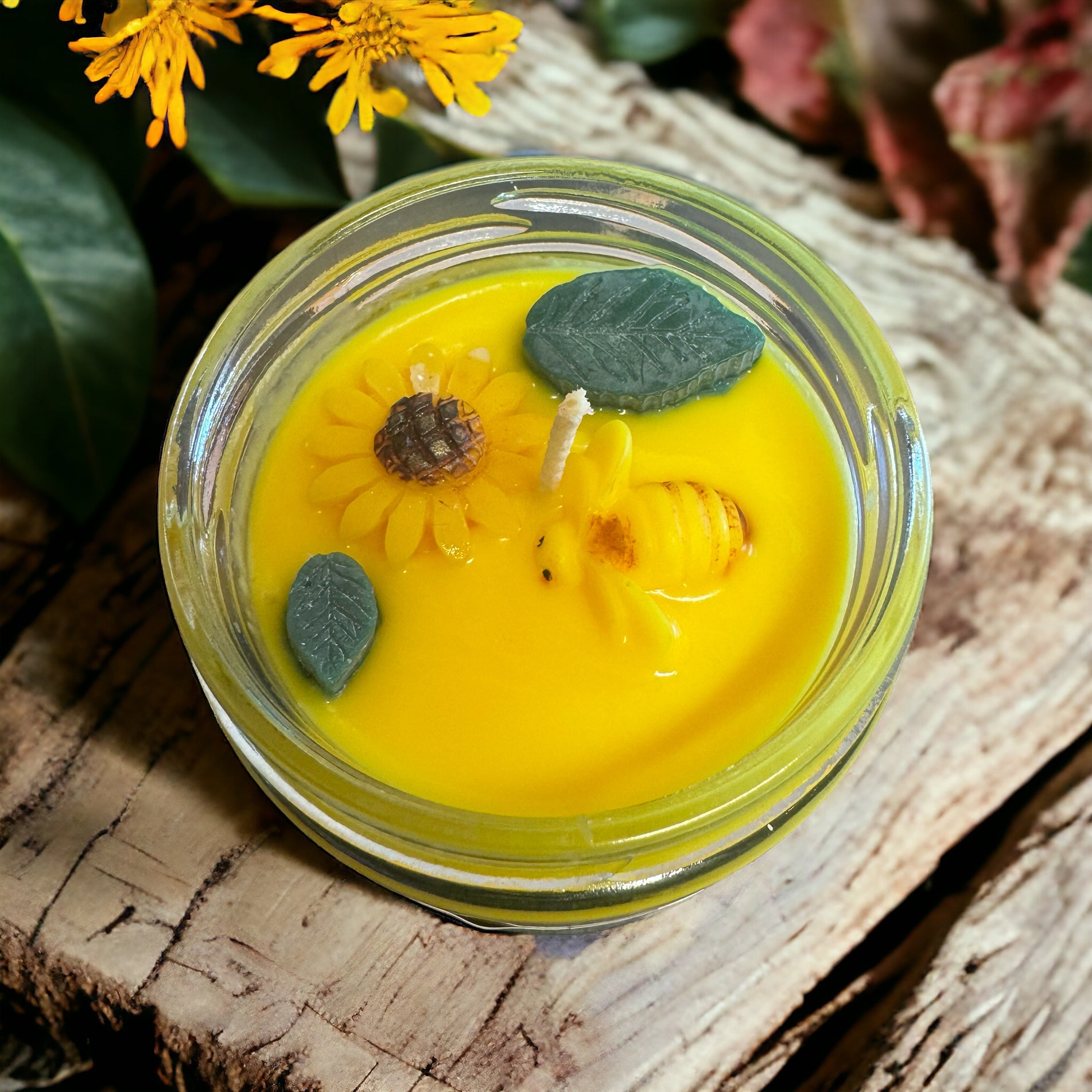 Sunflowers Container Candle