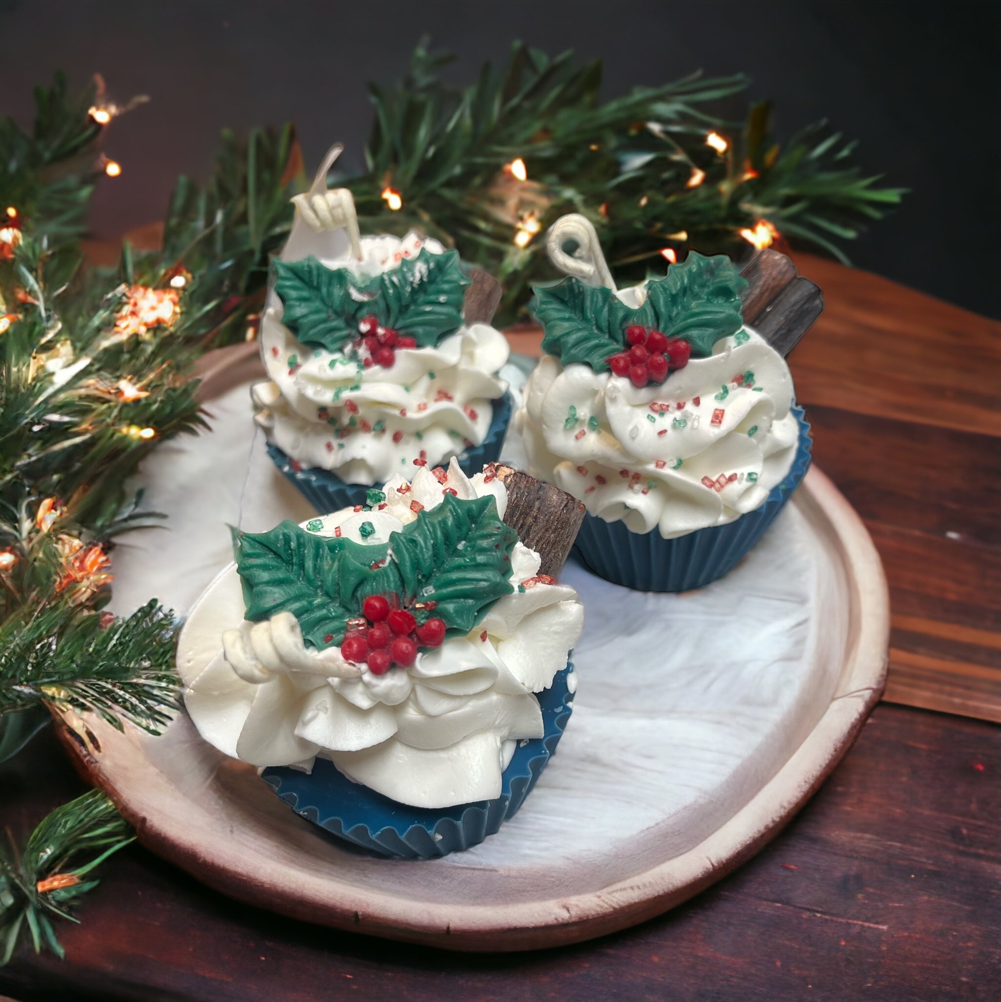 Holly Jolly Cupcake