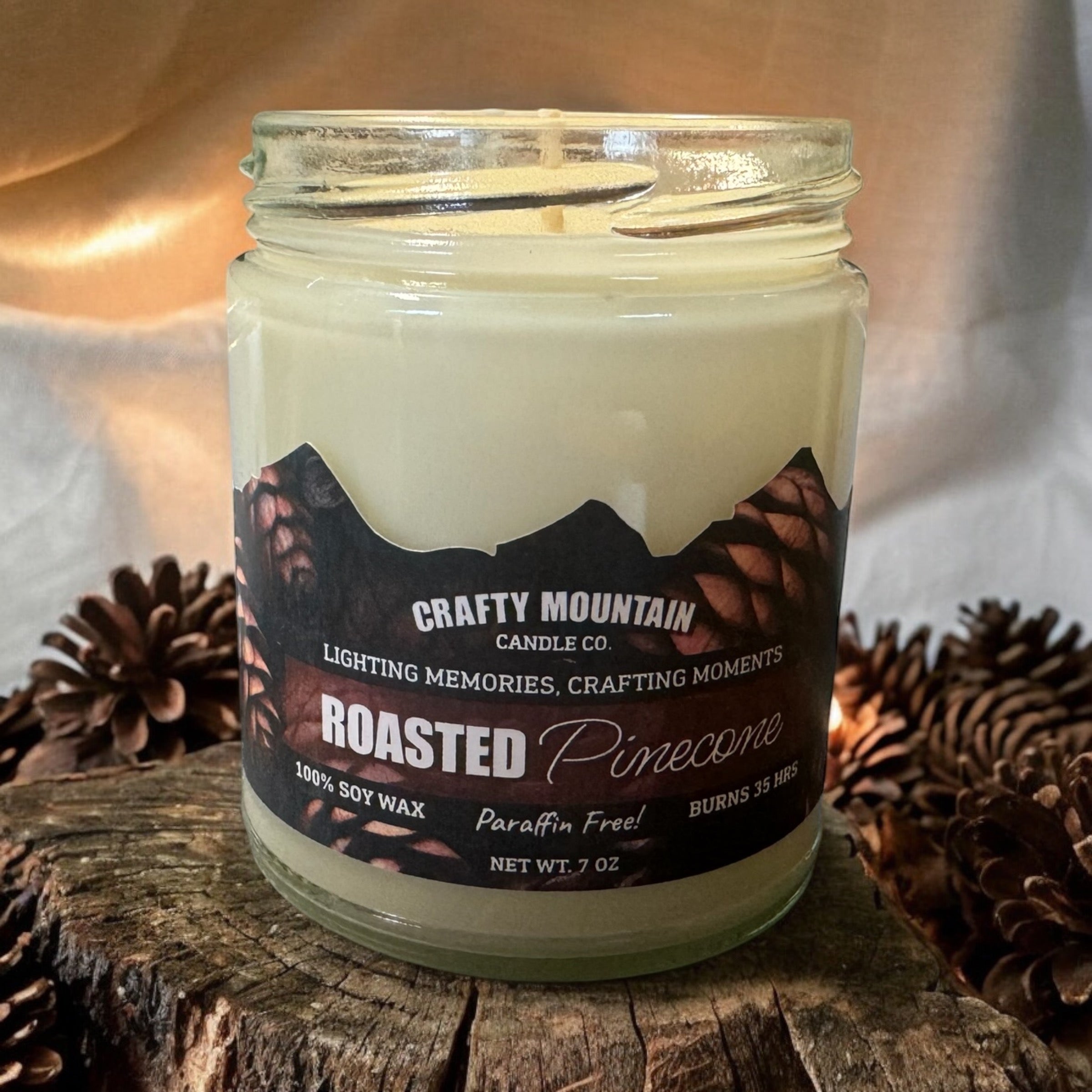 Roasted Pine Cone Container Candle- Pre Order