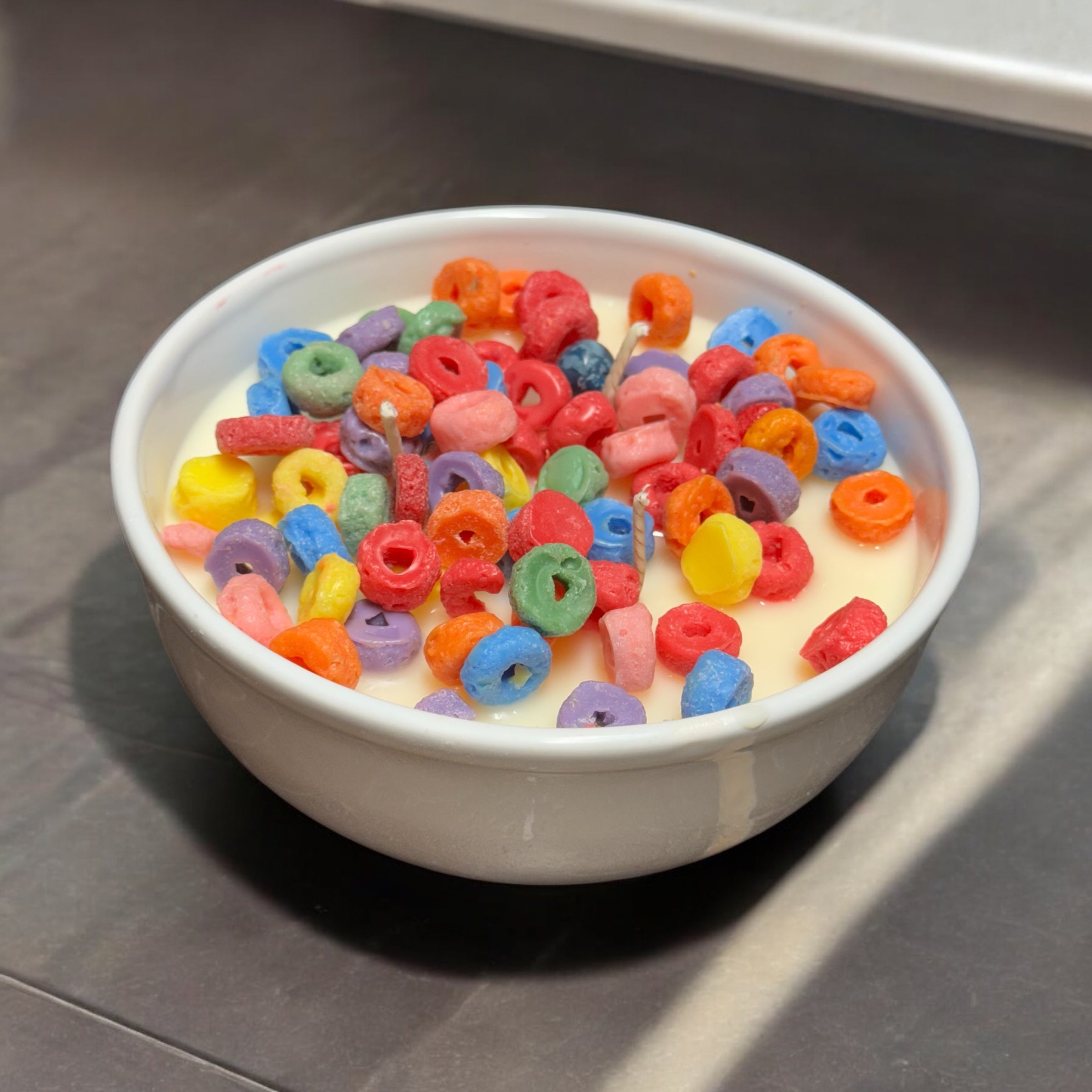 Loopy Loops Cereal Bowl Soy Container Candle