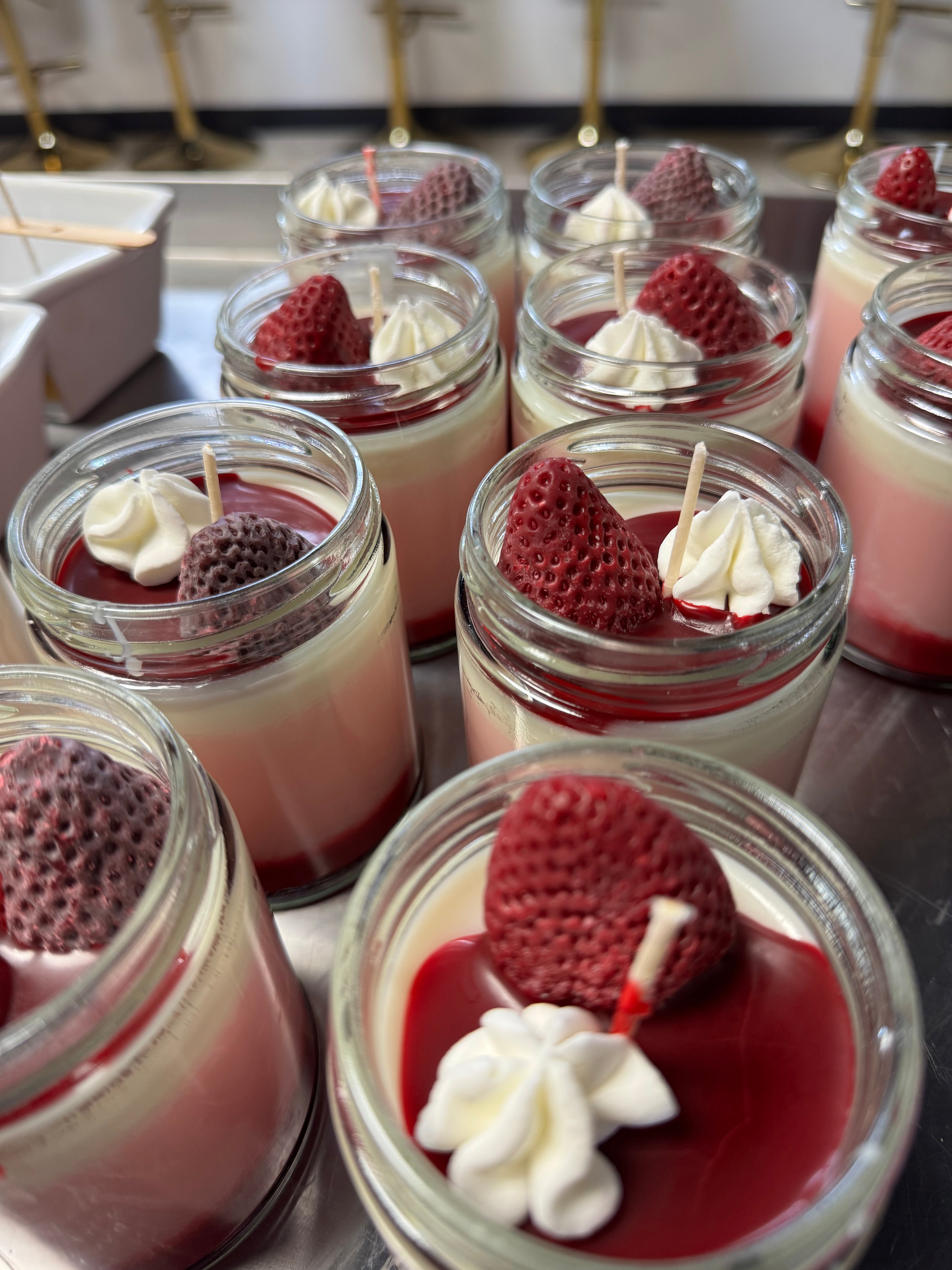 Strawberry Shortcake Soy Container Candle