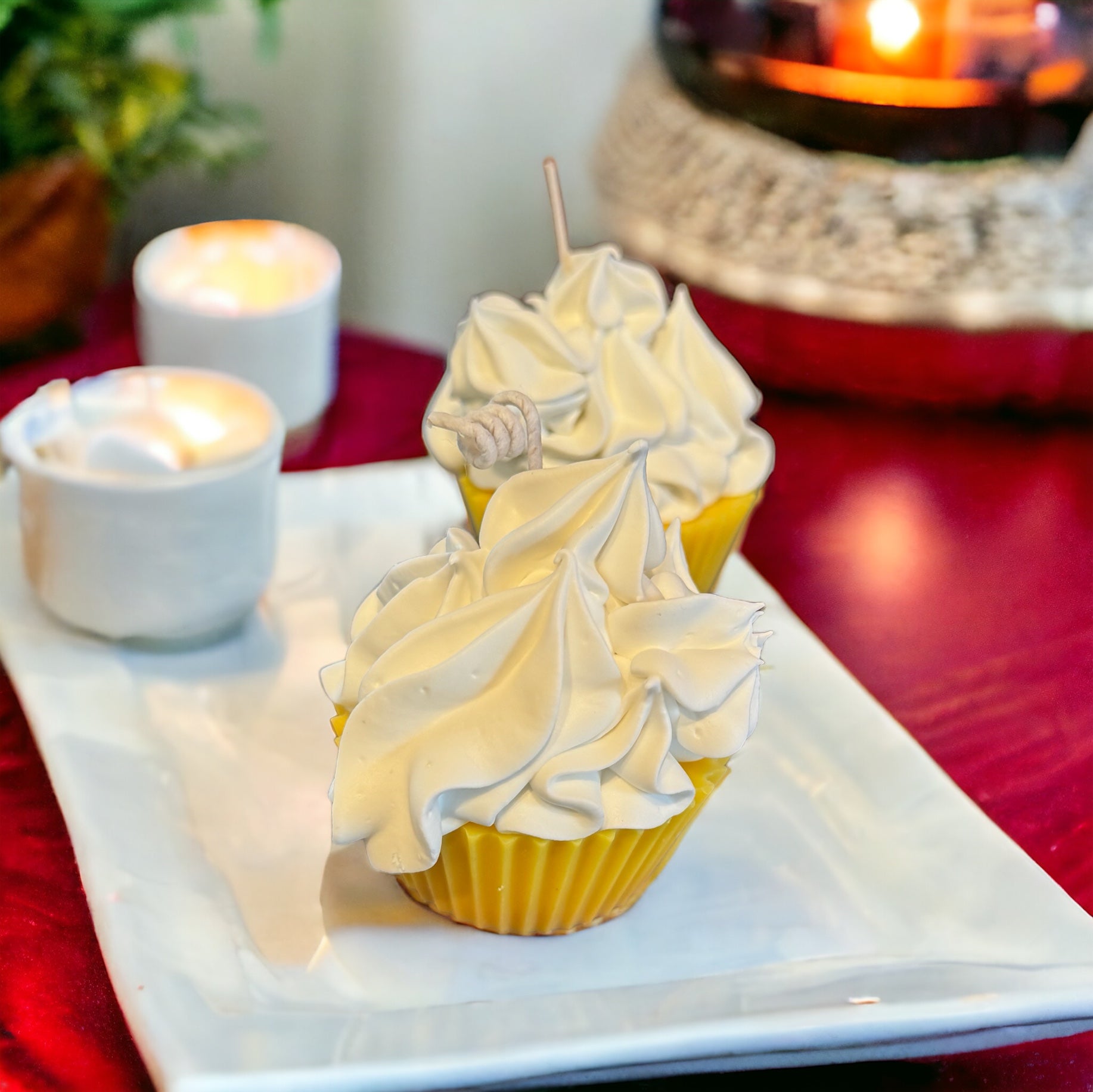 Banana Cream Cupcake