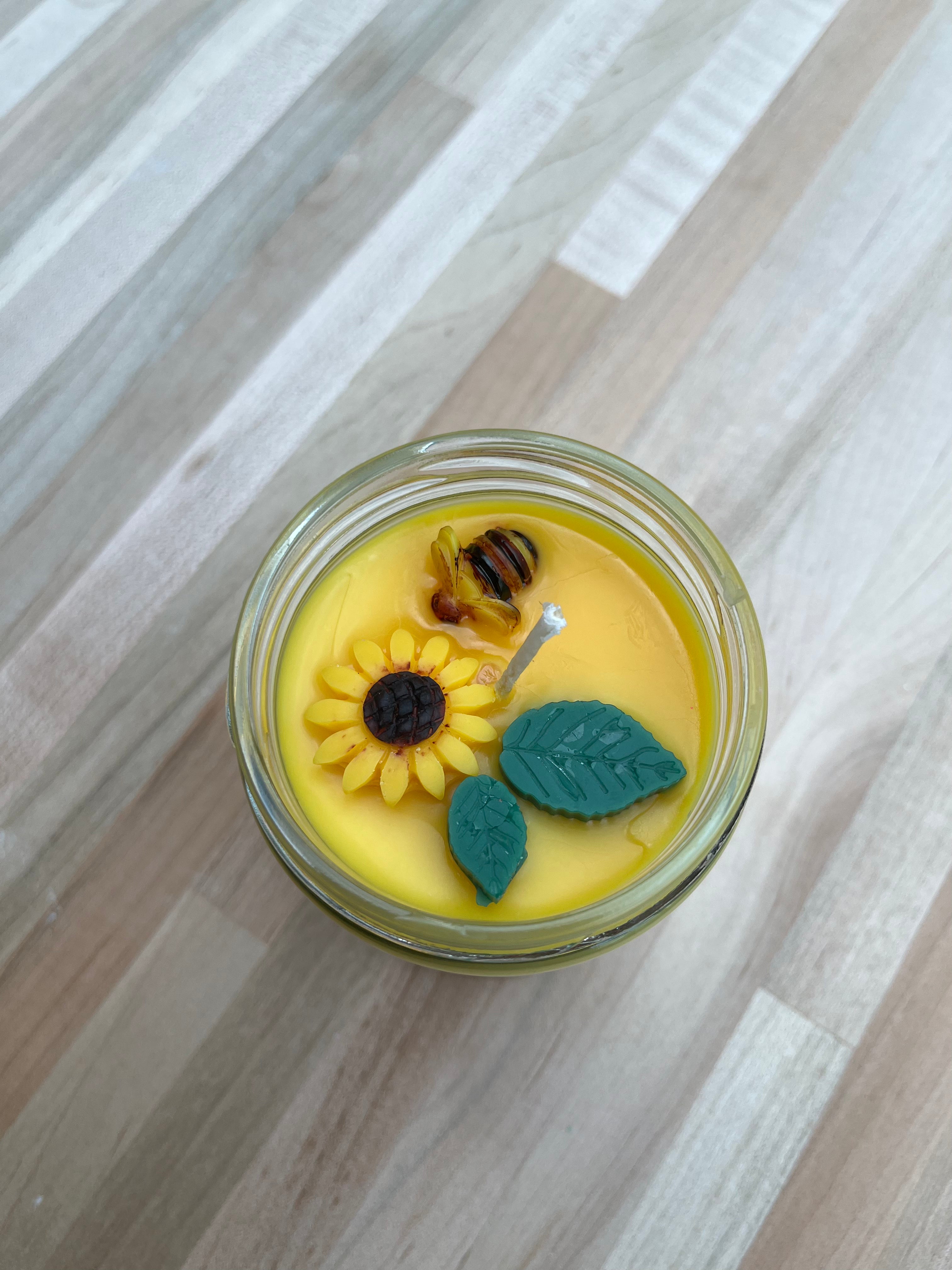 Sunflowers Container Candle