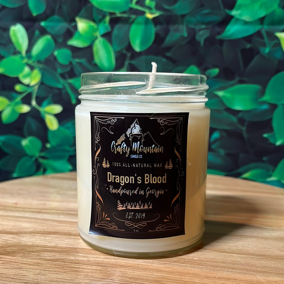 Dragon’s Blood Container Candle